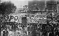 Manifestacion en el 68